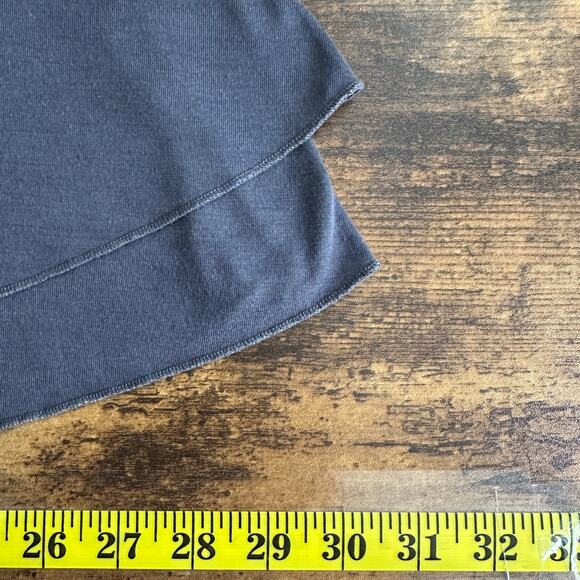 Downeast ALine Midi Skirt Gray Medium Layered Fairy Balletcore Grunge Academia - Picture 5 of 8